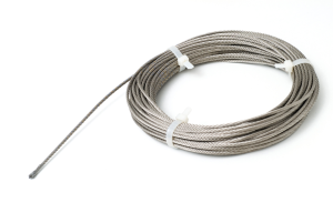 Câble inox Ø3mm L.25m usage int/ext (30 manchons inclus)